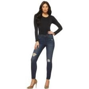 NWT Sofia Vergara Distressed Mid-Rise Skinny Ankle Jeans Size 16